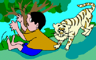Stripes Tiger and the Boy