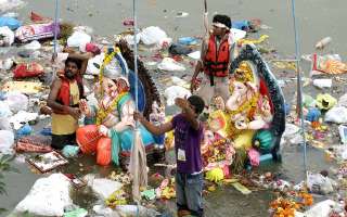 Save rivers, lakes from worshippers