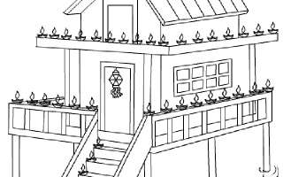 Diwali Coloring Pages for kids