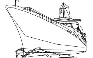 Water Transportation Coloring Pages