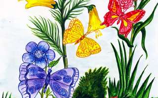 The Three Butterflies