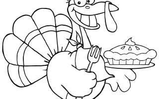 Turkey Coloring Pages for Kids